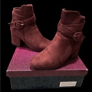 Suede Booties